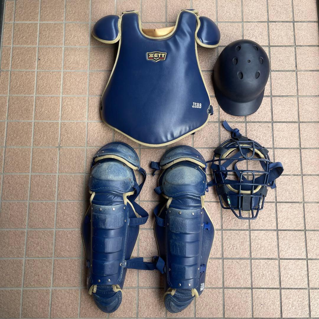 ゼット　プロステイタス　軟式キャッチャー防具セット