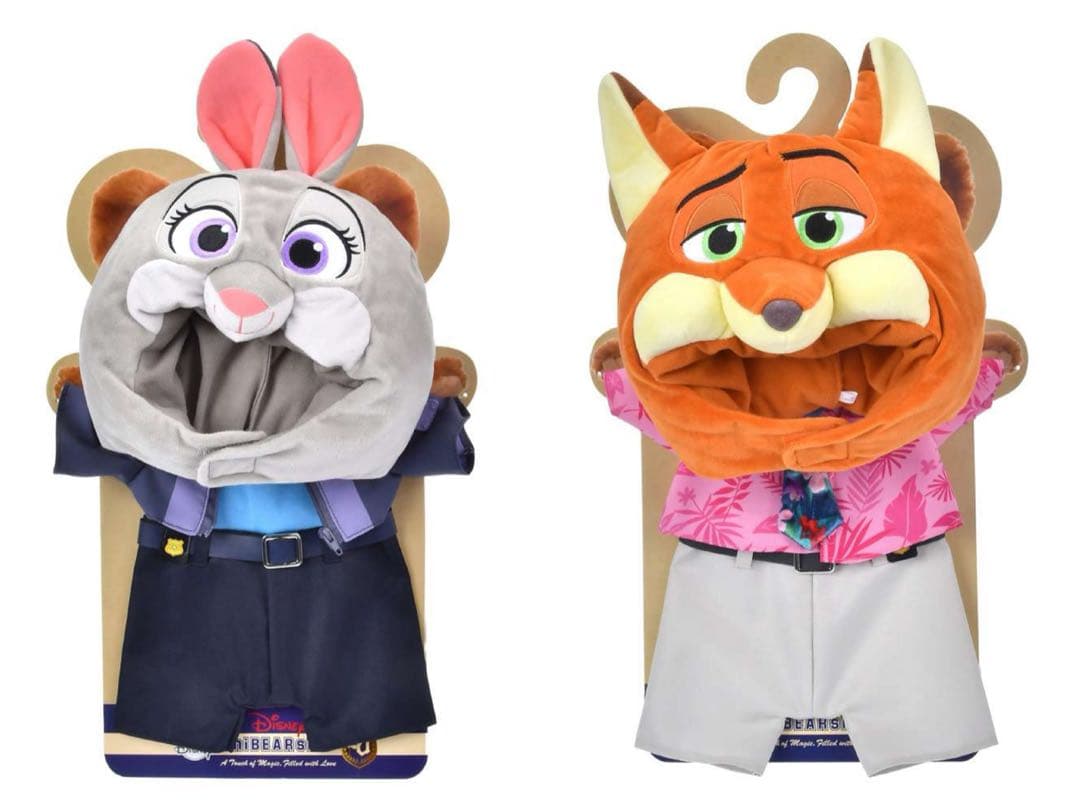 ユニベアシティ ぬいぐるみ専用コスチューム(M) ニック　ジュディ　ズートピア2