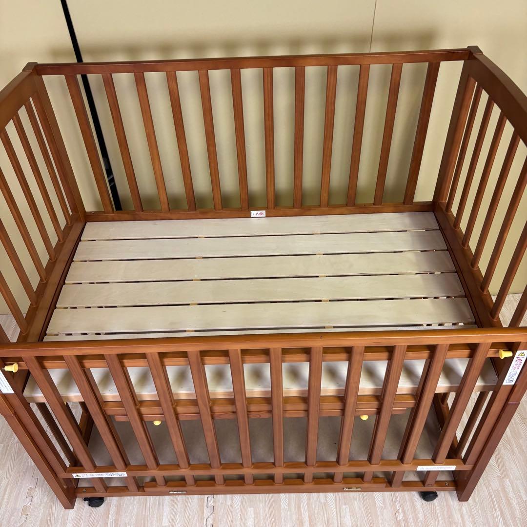 ☆除菌清掃済　☆美品☆　大和屋　エルユープレイペン　ベビーベッド＆２種類サークル