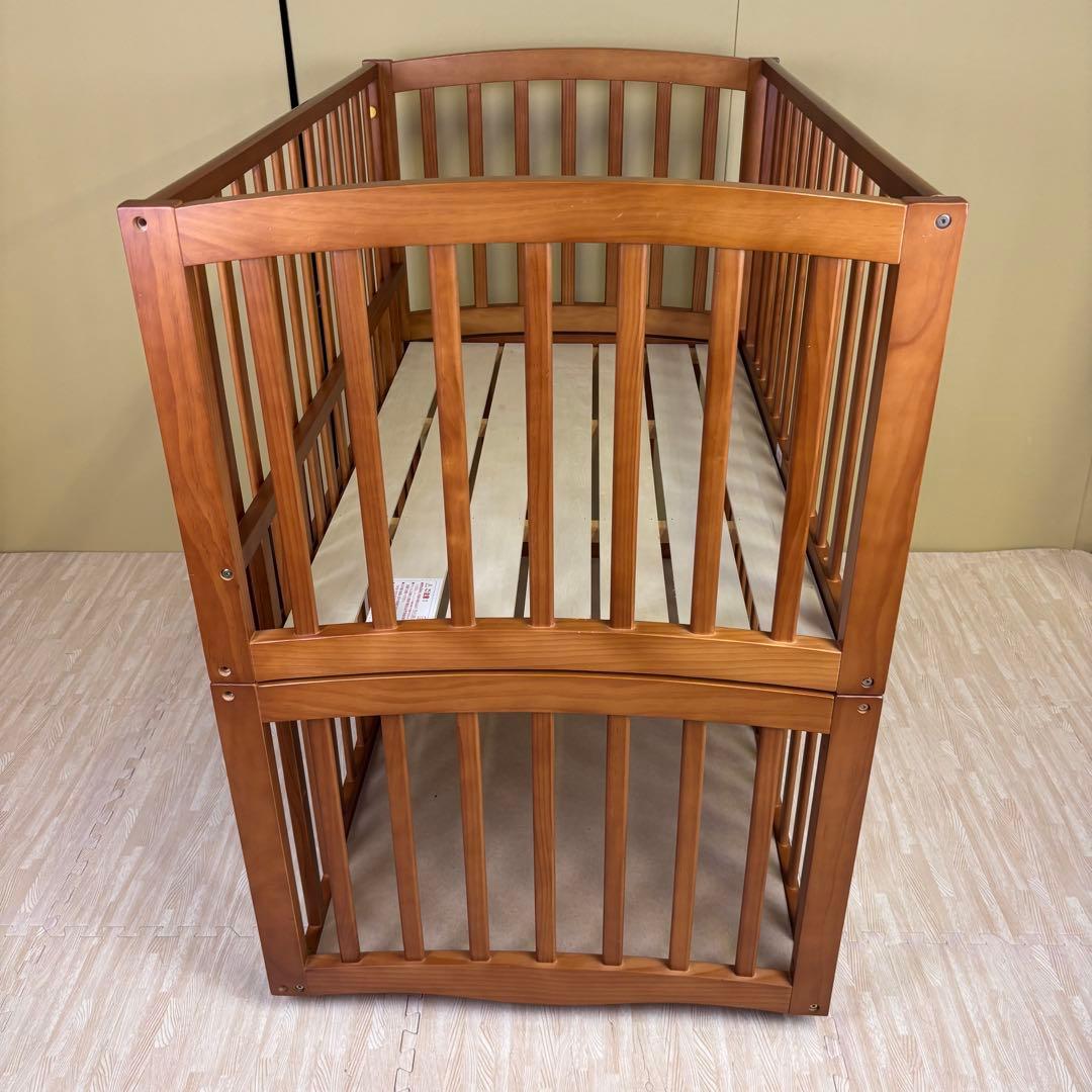 ☆除菌清掃済　☆美品☆　大和屋　エルユープレイペン　ベビーベッド＆２種類サークル