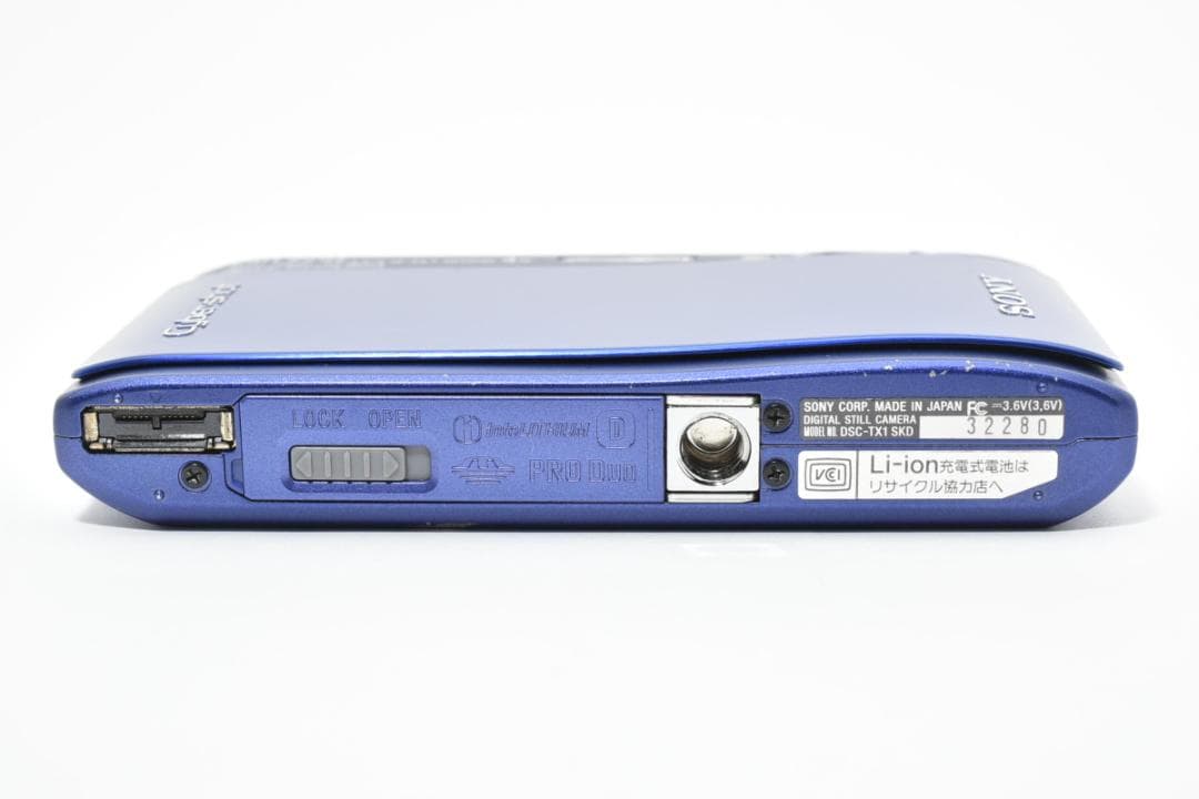 【美品】SONY Cyber-shot DSC-TX1 ブルー　動作確認済