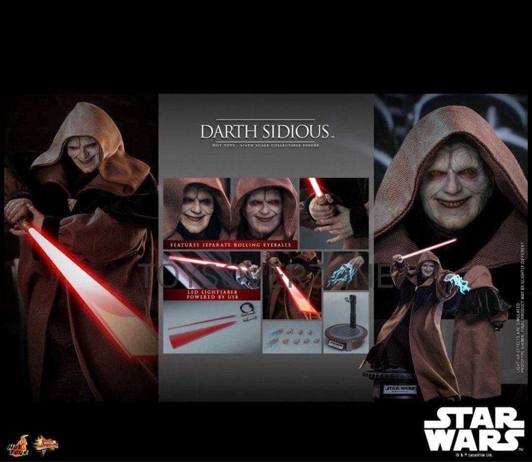 ホットトイズ MMS745 ダース・シディアス1/6 Darth Sidious