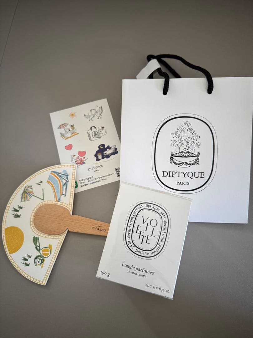 DIPTYQUE キャンドル VIOLETTE ヴァイオレット アロマ