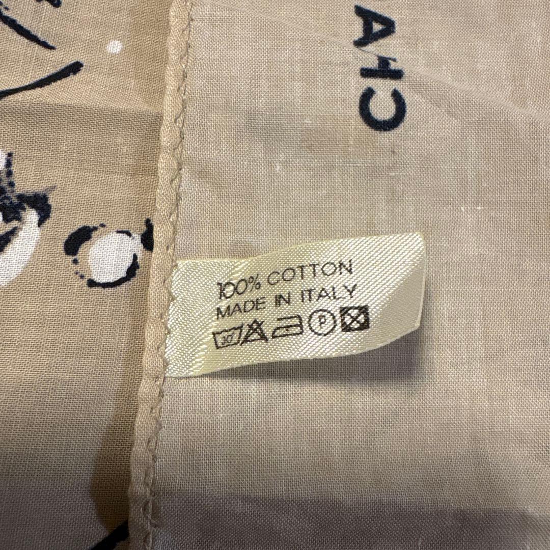 CHANEL 花柄 ハンカチ