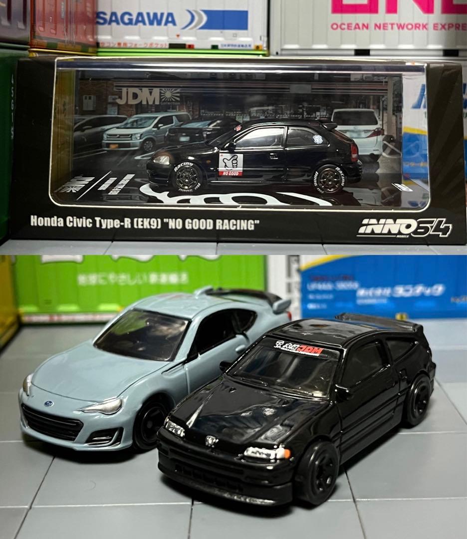 ★inno64 シビック EK9 トミカ BRZ ホットウィール 88 CRX