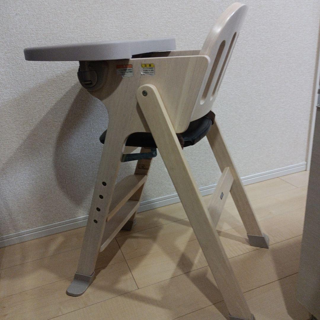 KATOJI　 Easy-sit 木製ベビーハイチェア ホワイトウォッシュ