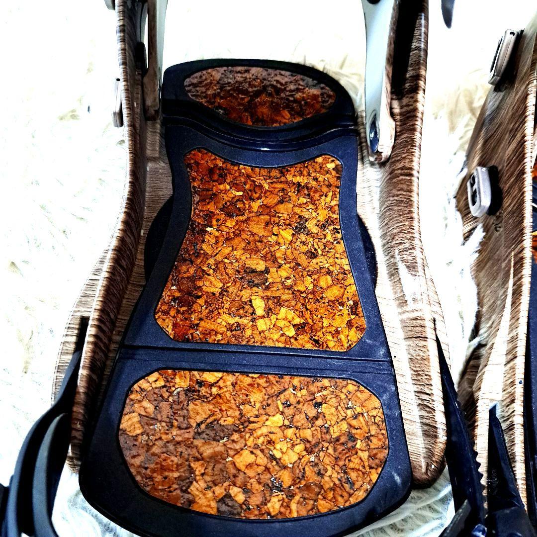 FLUX ビンディング Mサイズ 木目調　[美品] 限定カラー