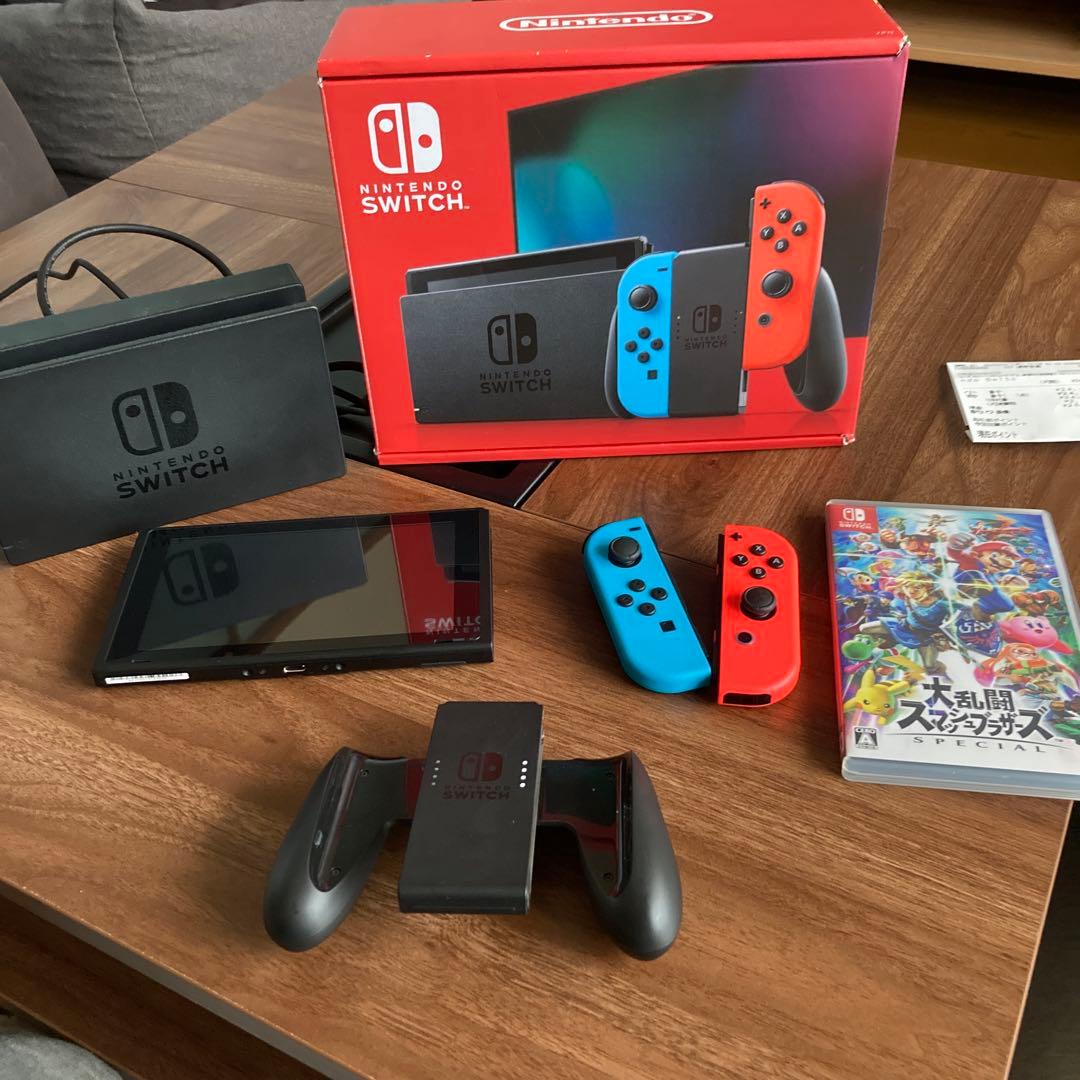 switch本体　と　大乱闘スマッシュブラザーズ