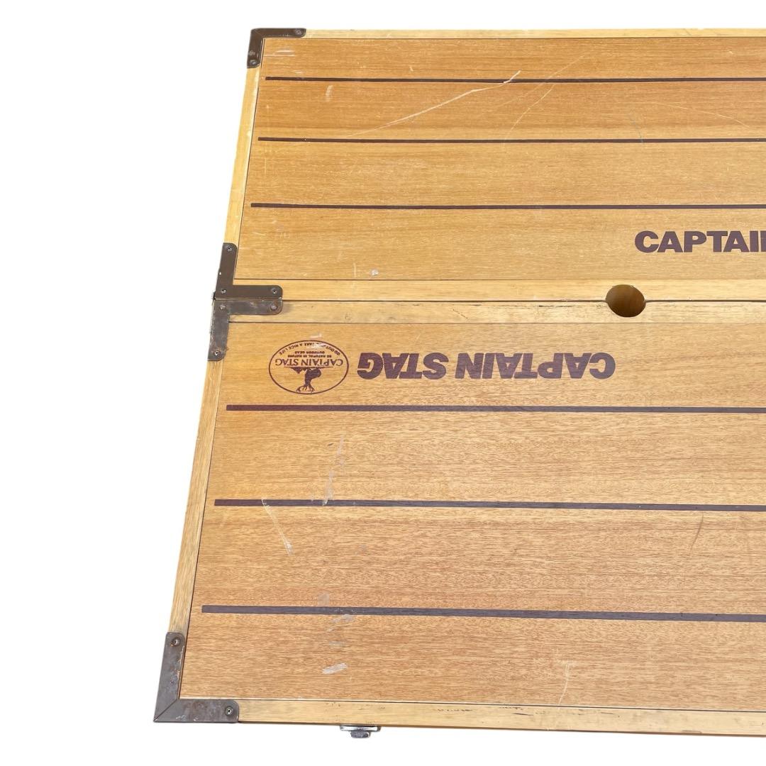 CAPTAIN STAG キャプテンスタッグ 折りたたみウッドテーブル＆チェア