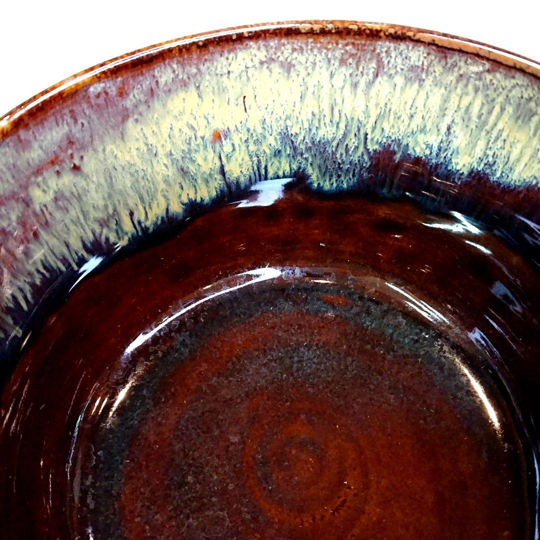 【茶道具】鬼丸雪山作 高取焼 建水