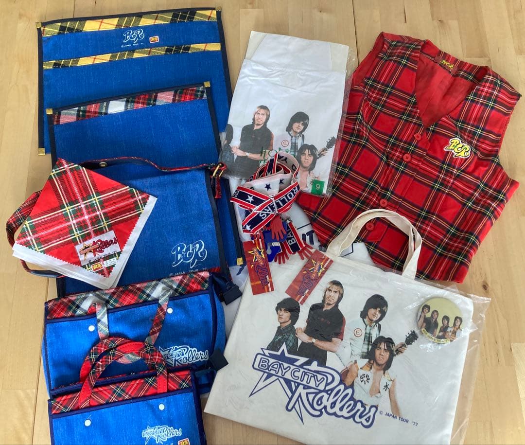 Bay City Rollers ベイシティローラーズ　ファンアイテムセット