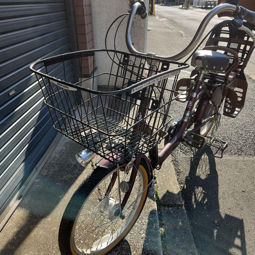 軽快サイクル丸石20型ふらっかーずキュートミニ&チャイルドシート