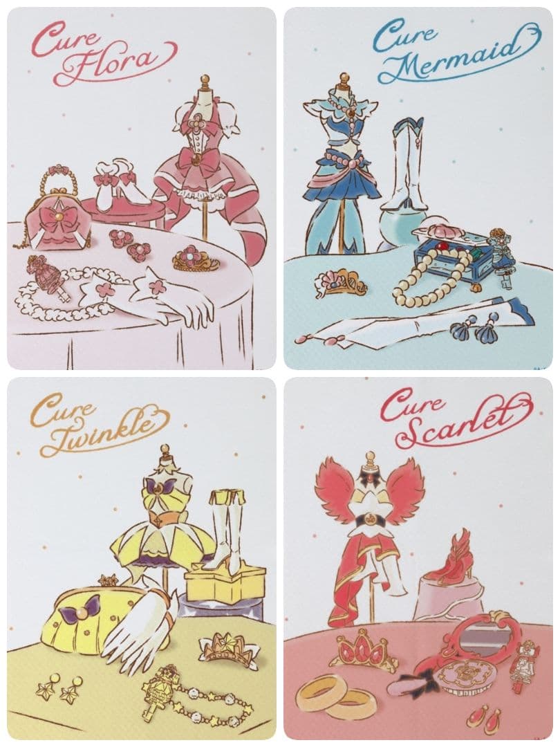 【新品未開封】Go！プリンセスプリキュア ハーフビッグタオル 4種セット