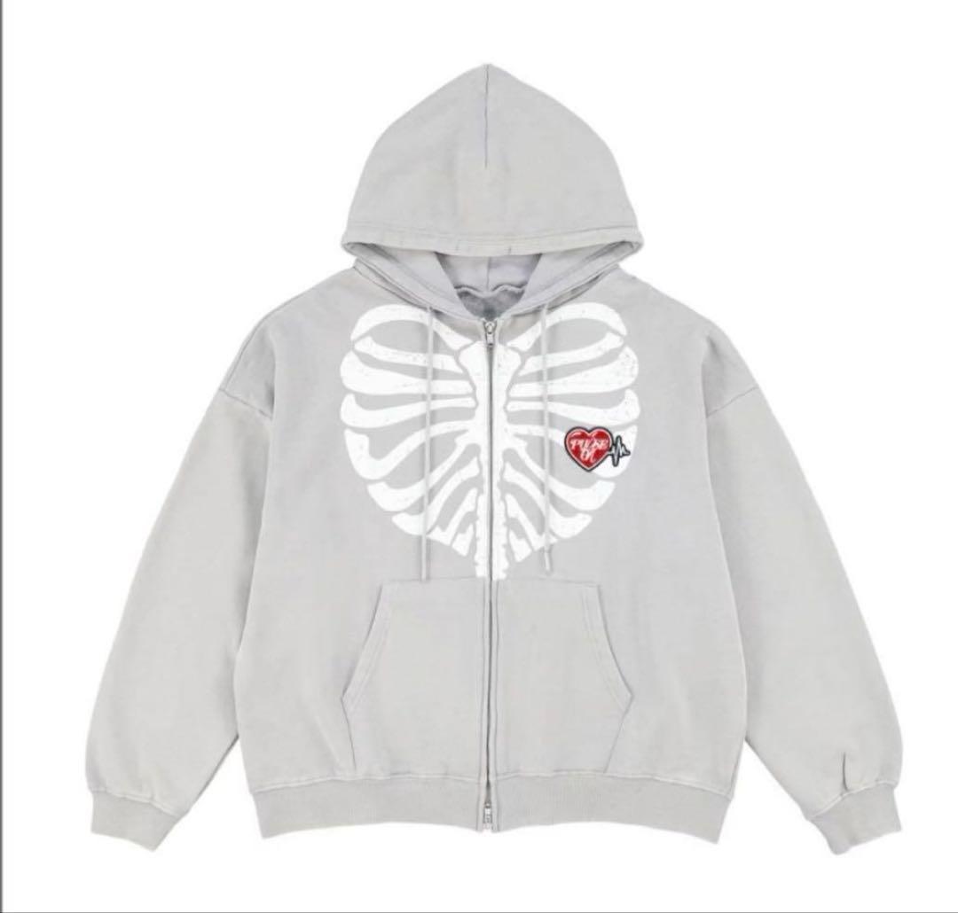 treasure グッズ パーカー フーディー グレー