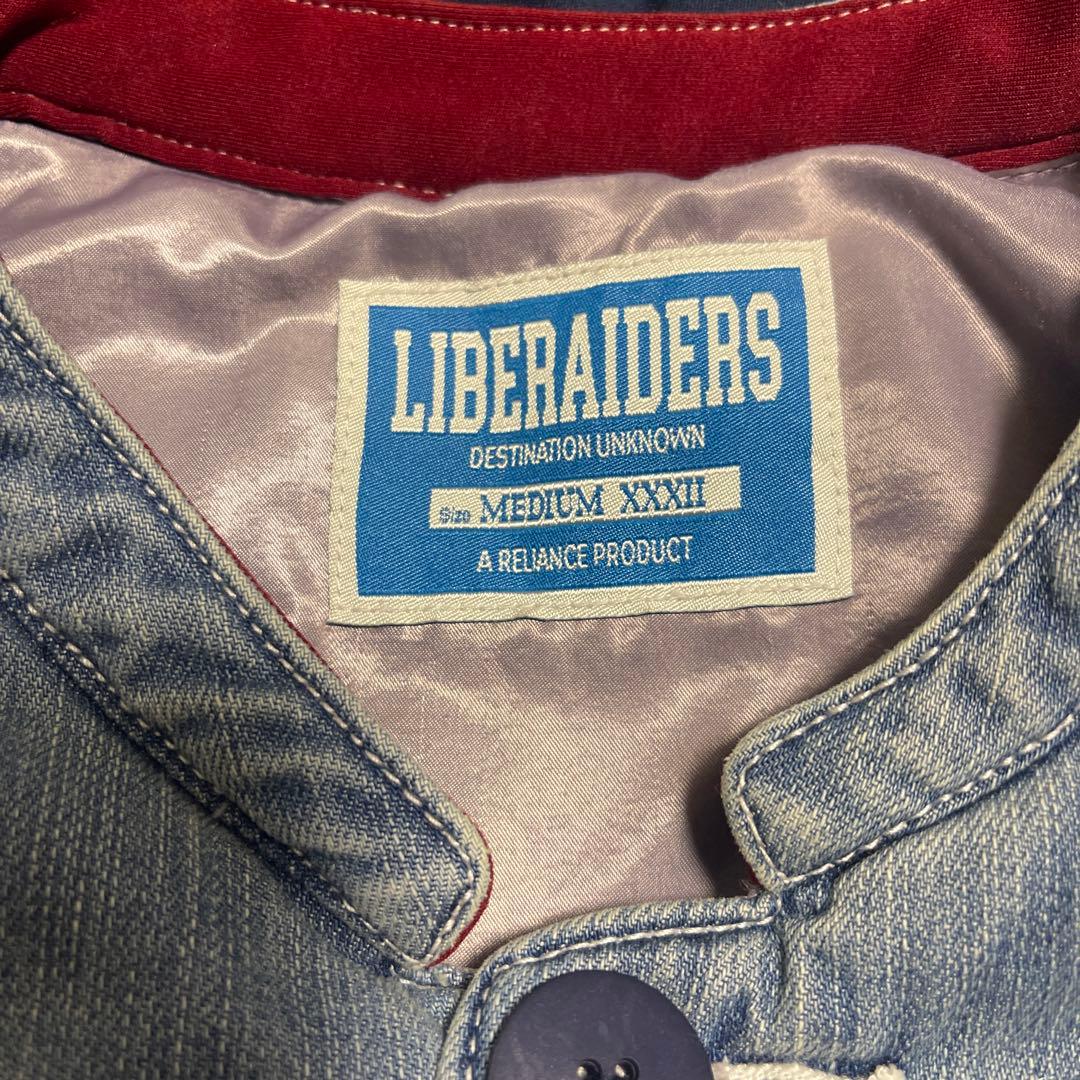 LIBERAIDERS LR DENIM PUFFER JACKET Mサイズ