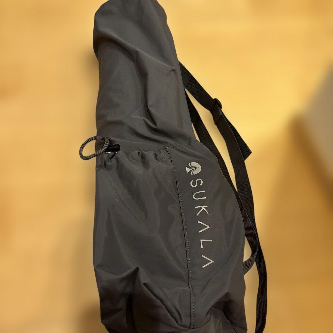 SUKALA ヨガマットケース ブラック　ヨガマット・ピンク　薄紫