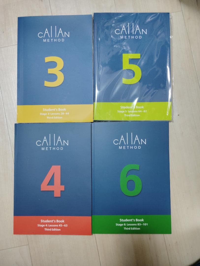 Callan Method テキスト セット 3-6　3rd edition