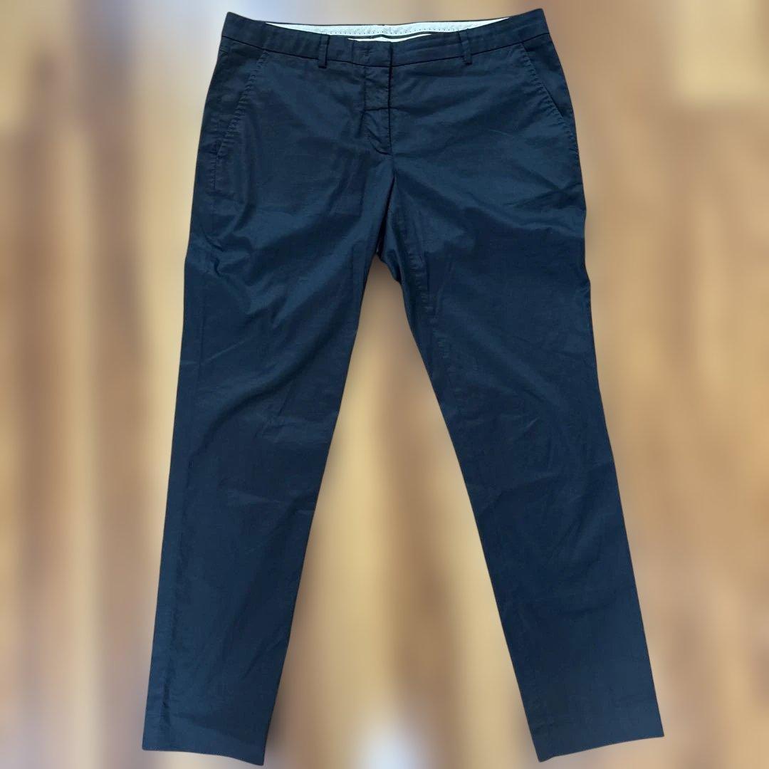 モンクレール スリムパンツ ネイビー サイズ 42