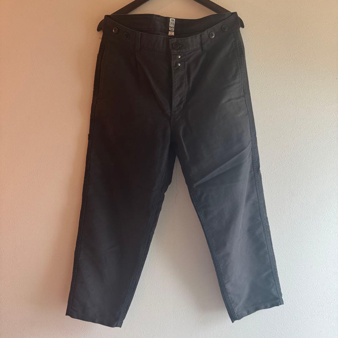 黄*ン様 LE TRAVAILLEUR GALLICE モールスキンパンツ フラ