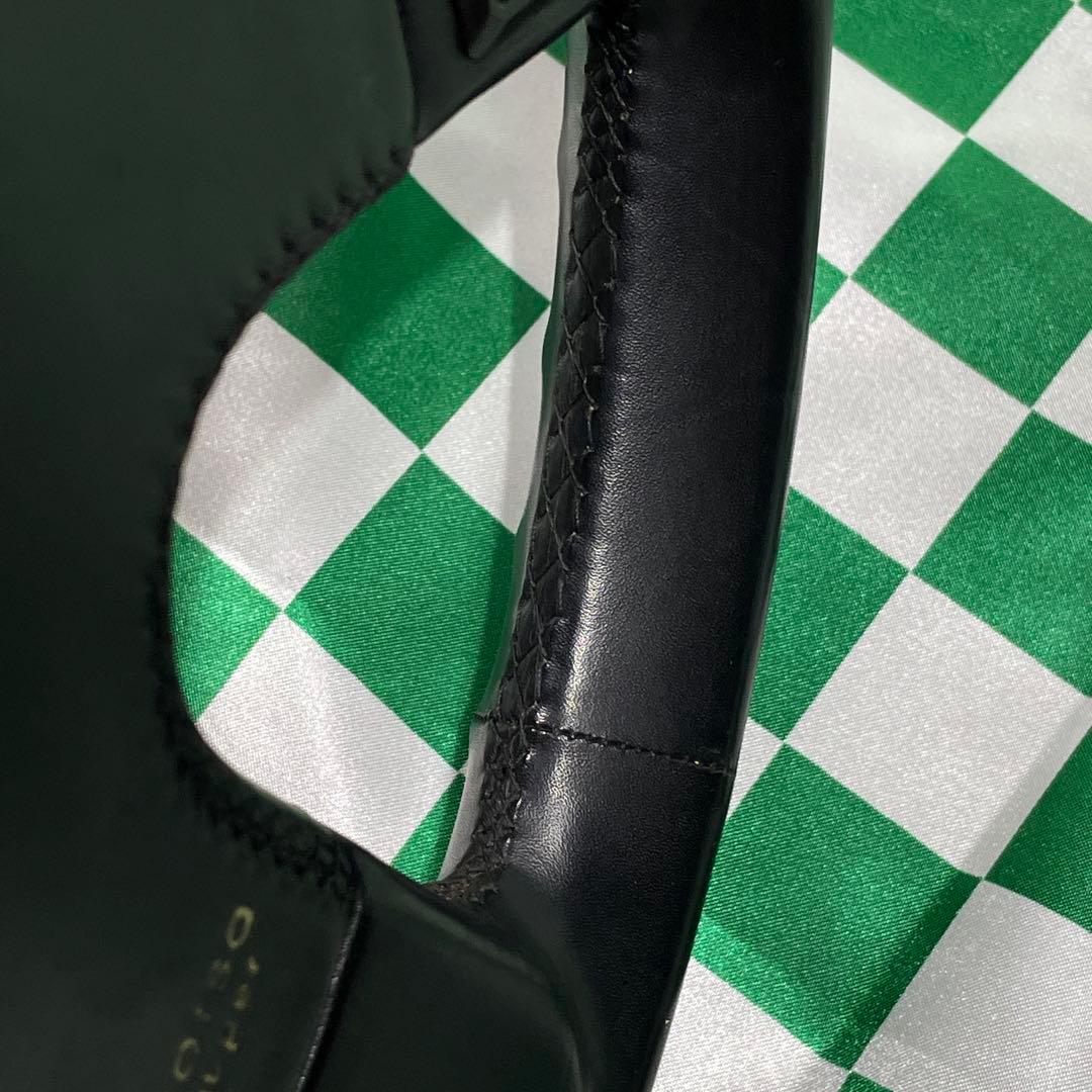 イタルボランテコルサスーパーレザー ステアリング 4スポーク 約35φ 美品