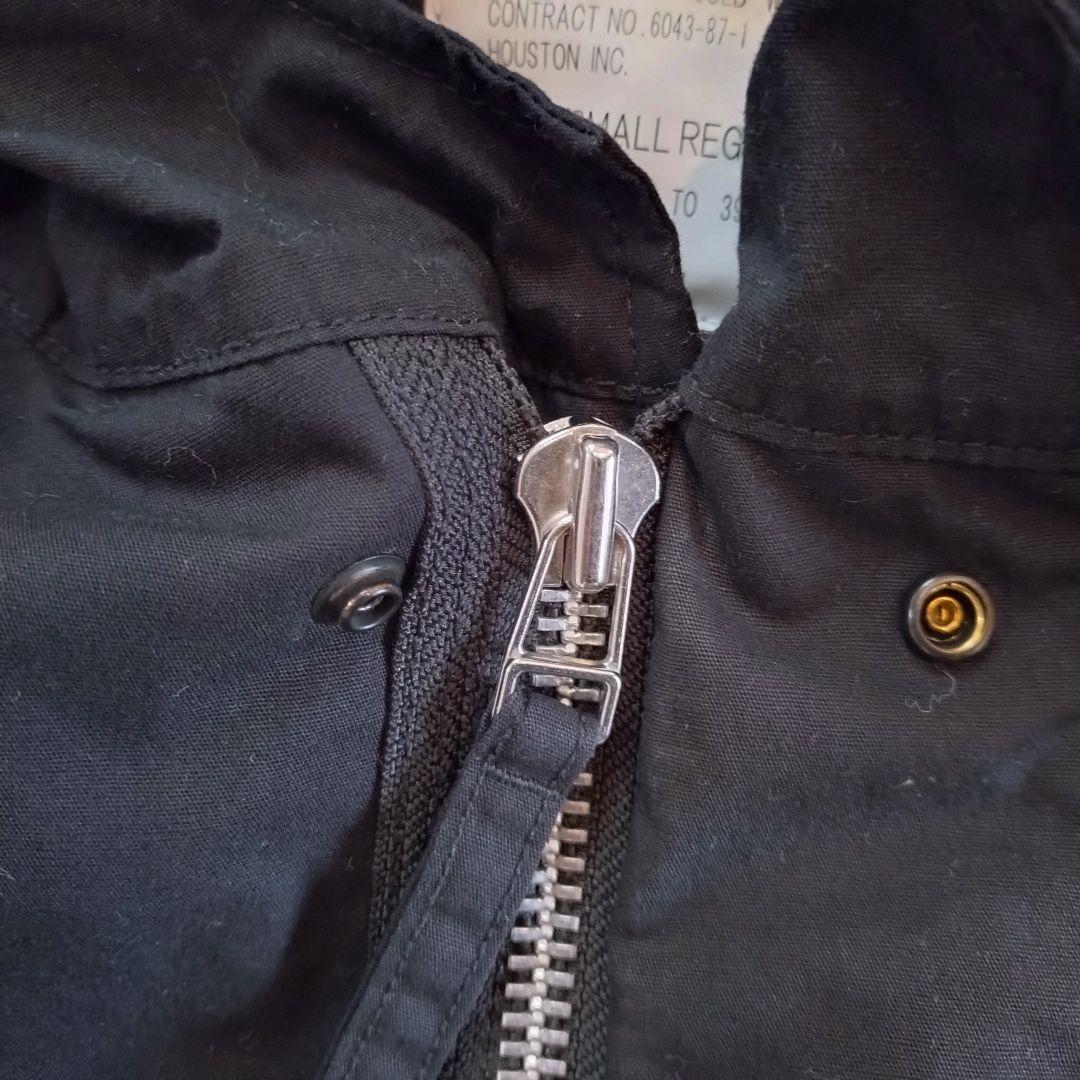 【美品】ヒューストン M-51 モッズコート　ライナー付き　黒　XXS