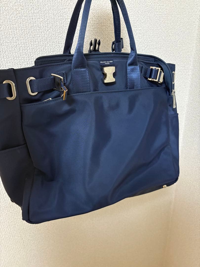 訳あり　SILENT ETHER ネイビー　ビジネスバッグ