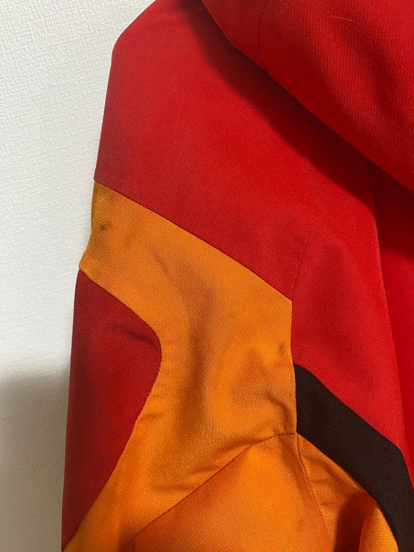 Nordica チームスキーウェア （デサントSサイズ赤/オレンジ/黒）