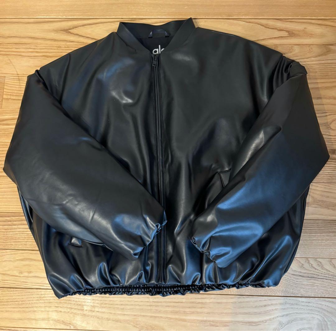 大幅値下げ！ 東原亜希さん着用！ alo ブラック ボンバージャケットMA1 M