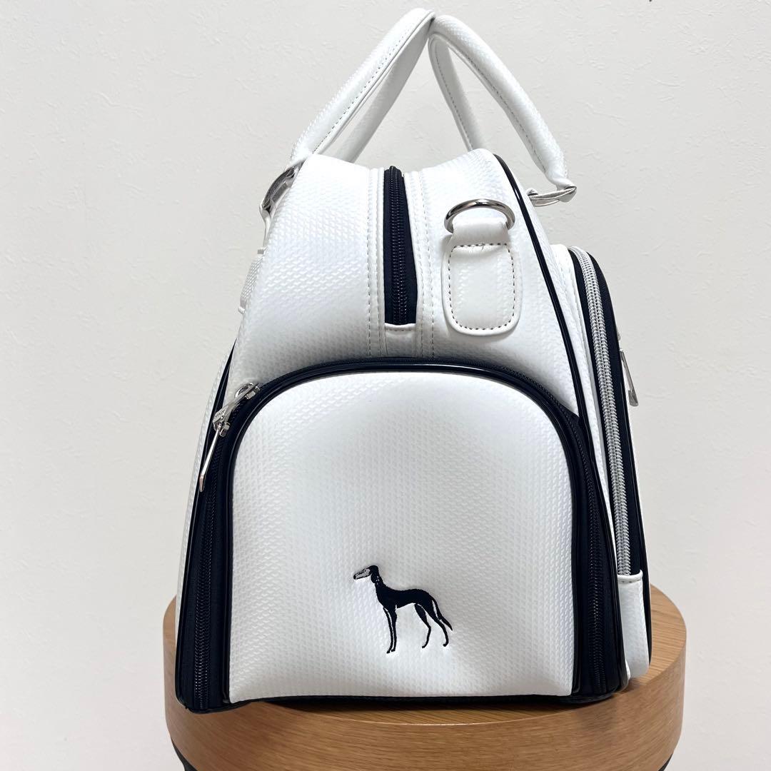 【未使用タグ付き】アダバット｜adabat ボストンバッグ ホワイト　ゴルフ