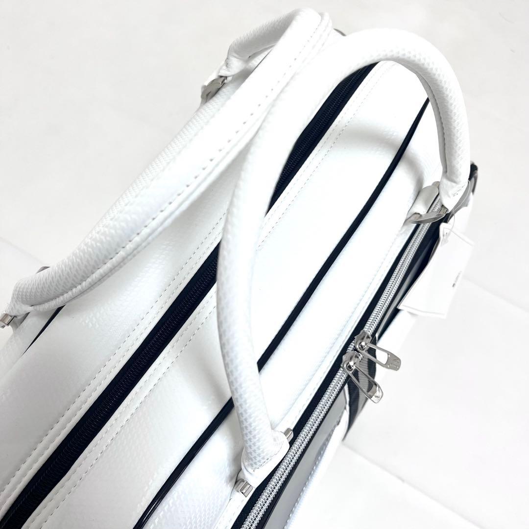 【未使用タグ付き】アダバット｜adabat ボストンバッグ ホワイト　ゴルフ