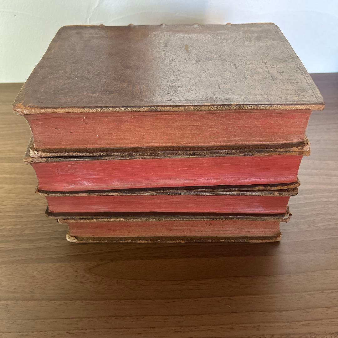 フランス洋書　古書　アンティーク　4冊セット　1800年ごろ