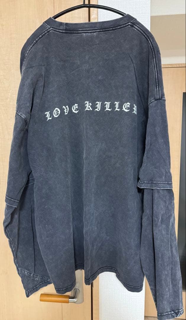 LOVEKILLER Killer heart barbed wire ロンT