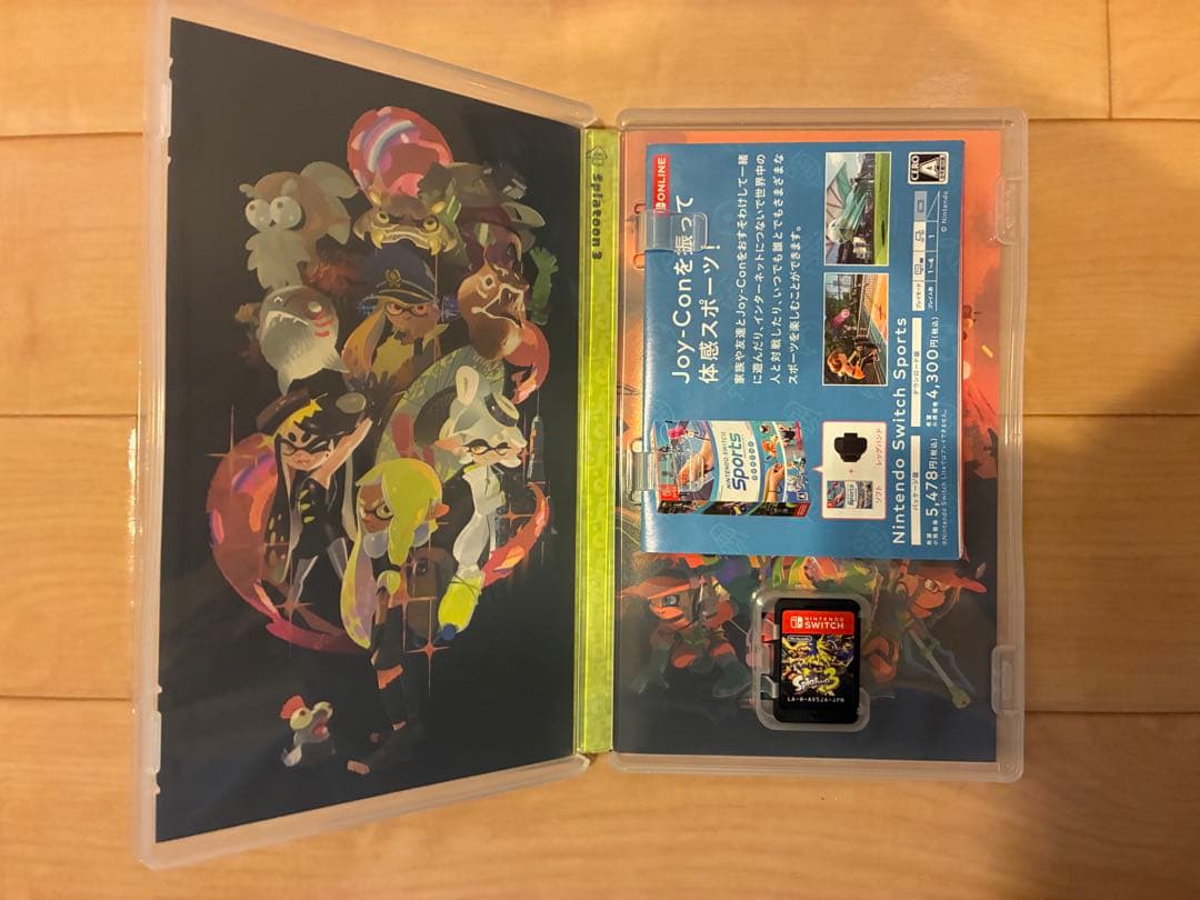 Switch カセット　マリオカート8DX マイクラ　スプラトゥーン3