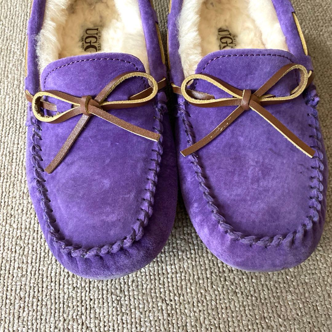 UGG 紫　モカシン