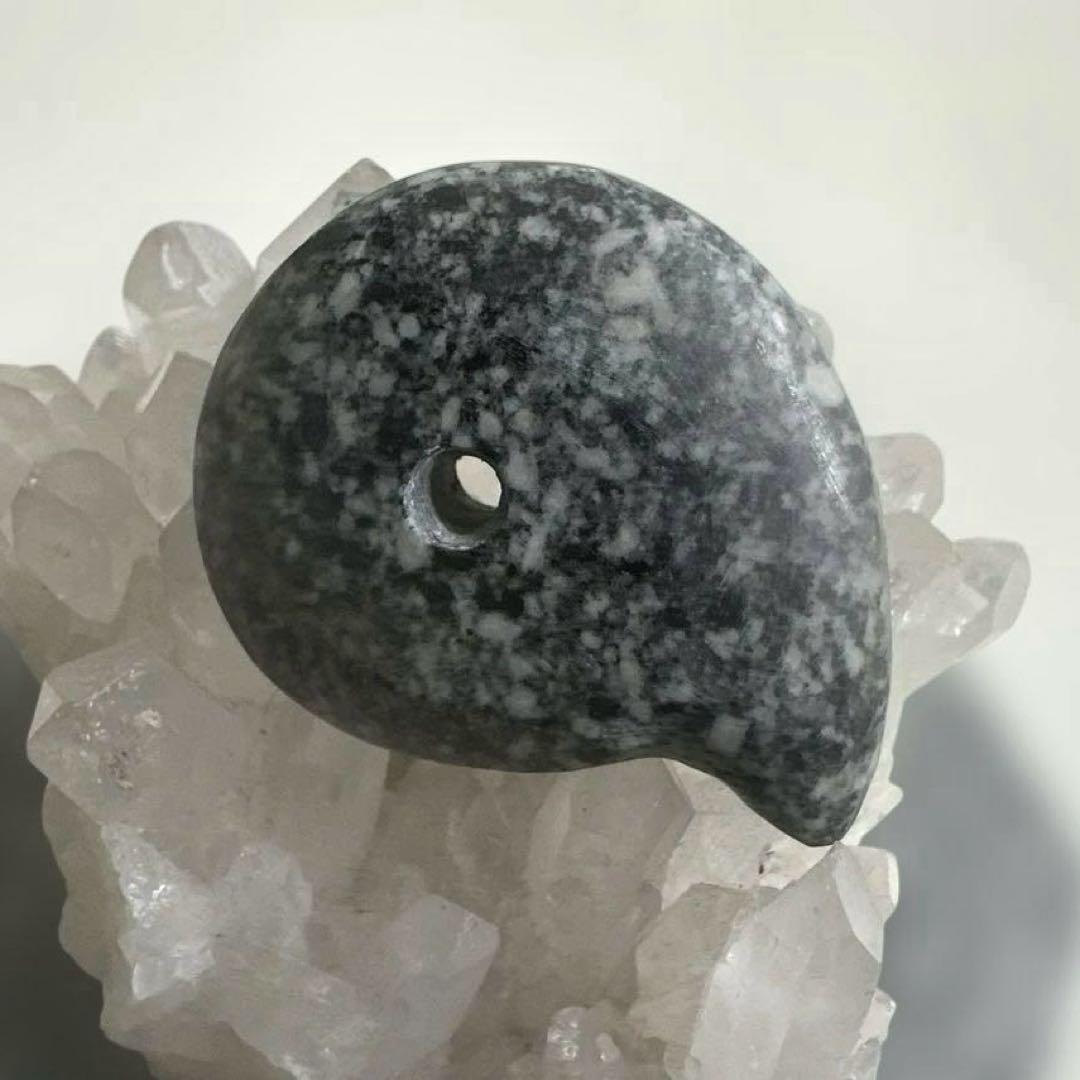 【遠野霊石】 勾玉　獣形勾玉(ニノ型) 大ぶり　高波動勾玉　感謝の石