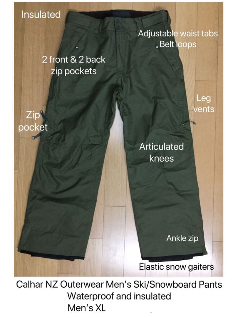 メンズスキーパンツ　XL