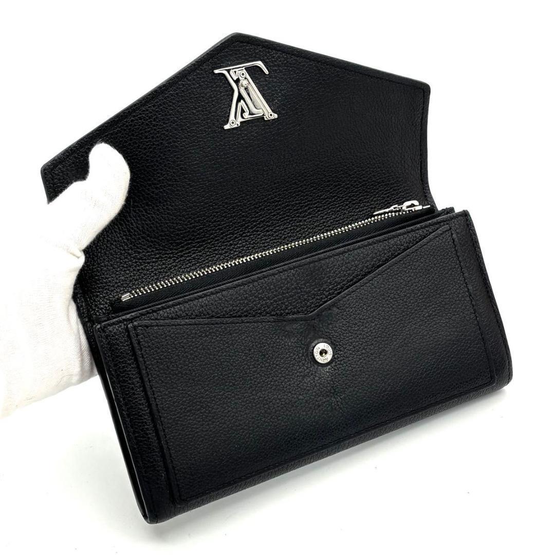 【超美品】ルイヴィトン ポルトフォイユ マイロックミー ブラック 長財布 黒