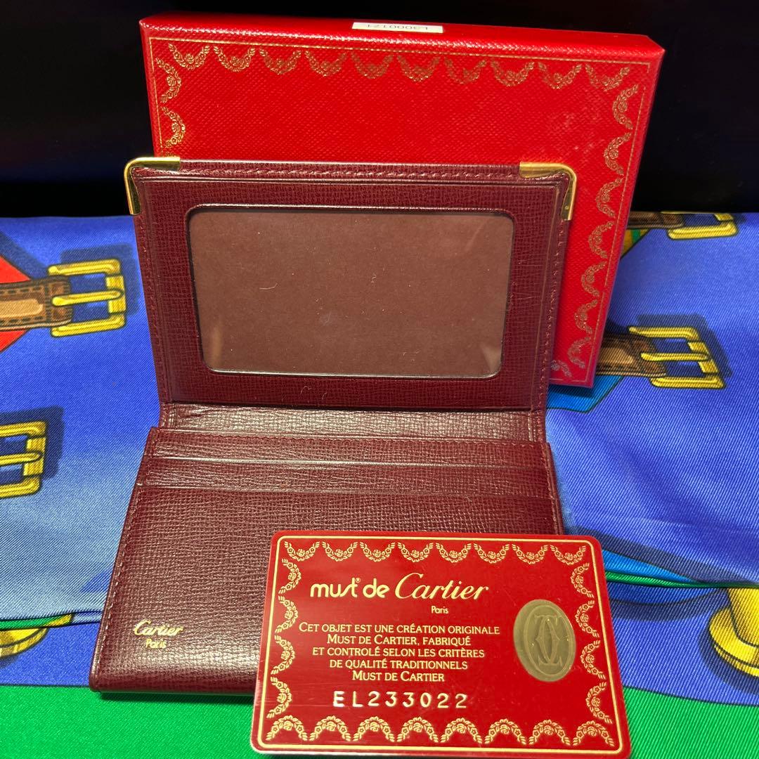 カルティエ 名刺入れ マスト ドゥ カルティエ L300171 新品未使用