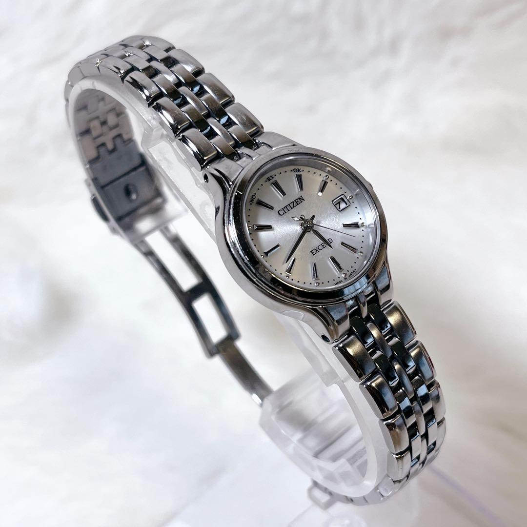 シチズン エクシード エコドライブ 電波ソーラー レディース腕時計