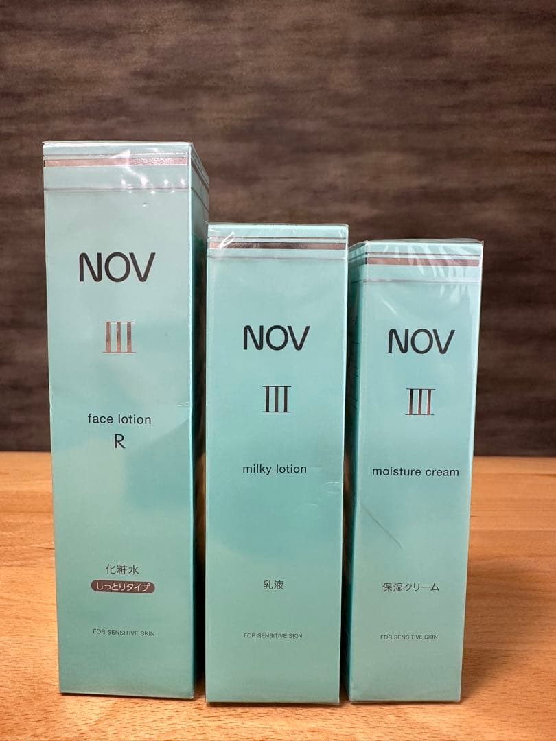 【新品未開封】NOV Ⅲ 化粧水•乳液•保湿クリーム