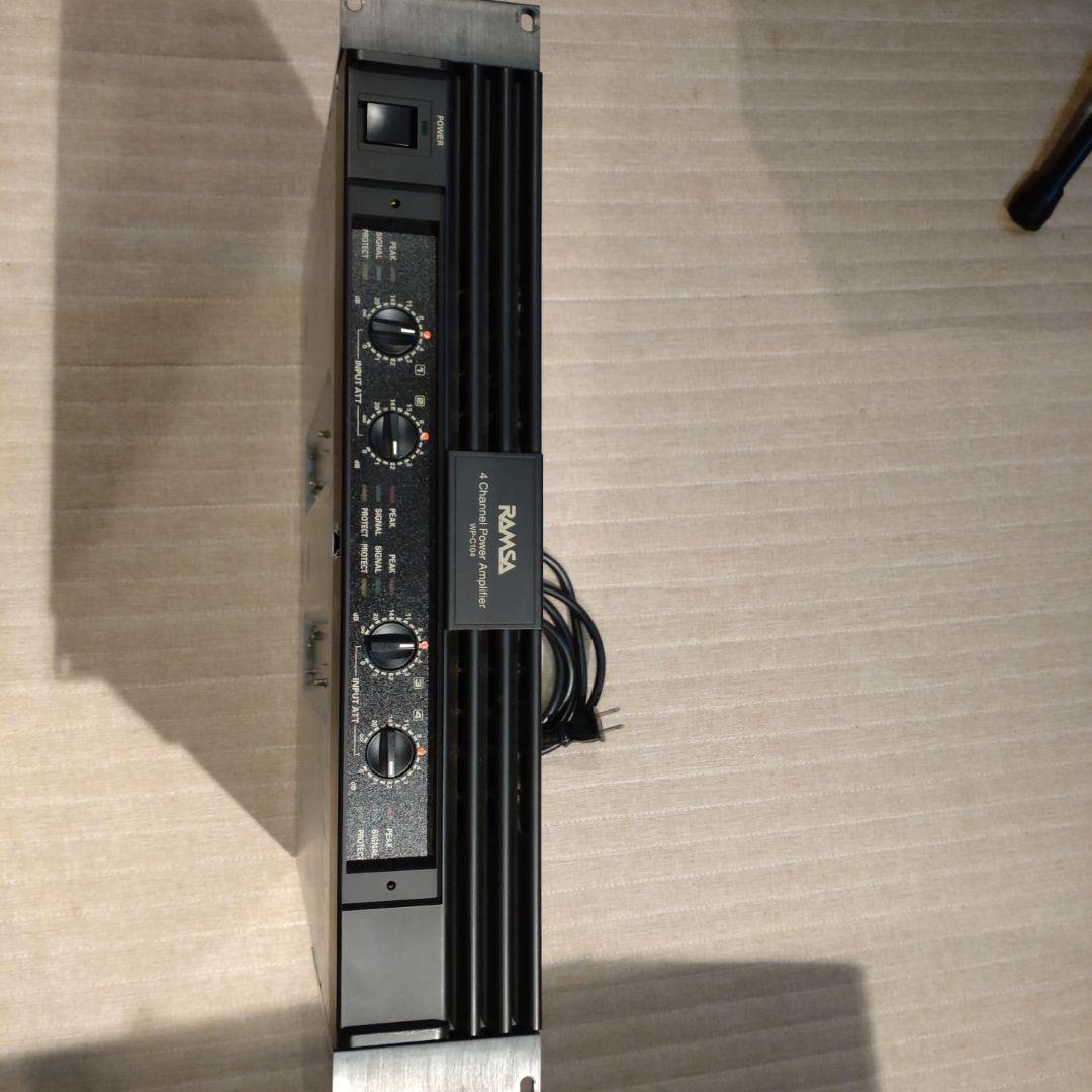 RAMSA 4チャンネルパワーアンプ WRT-104