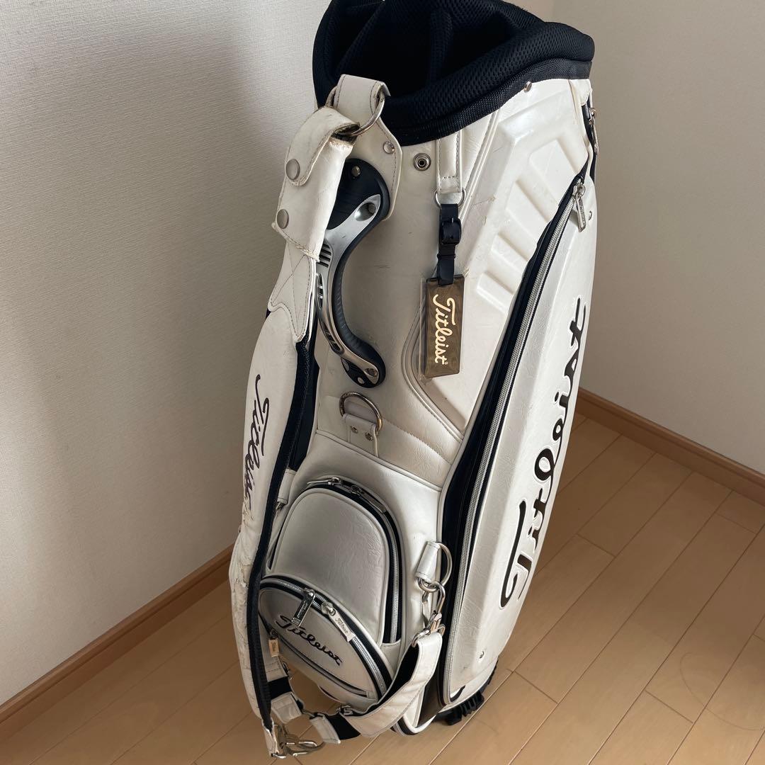 Titleist ホワイト キャディバッグ