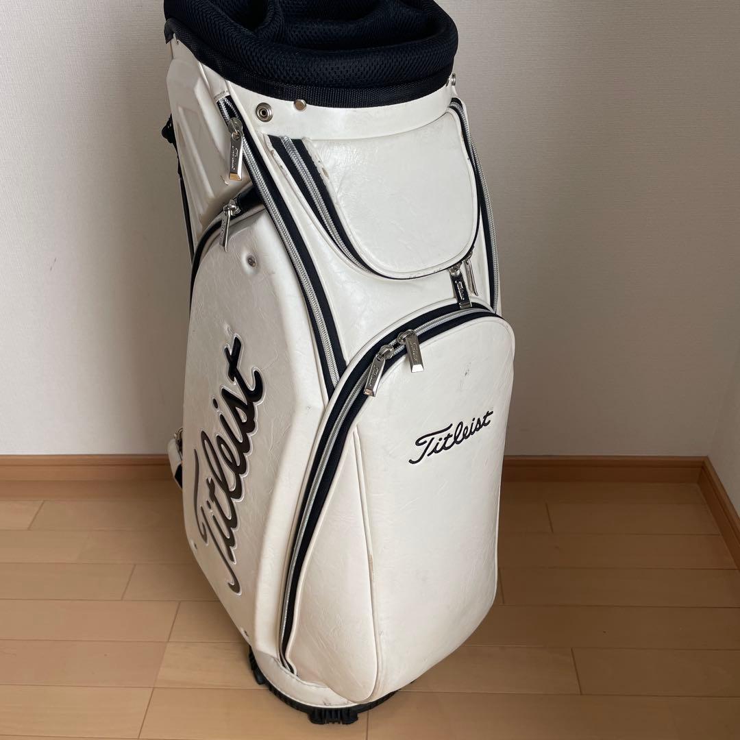 Titleist ホワイト キャディバッグ