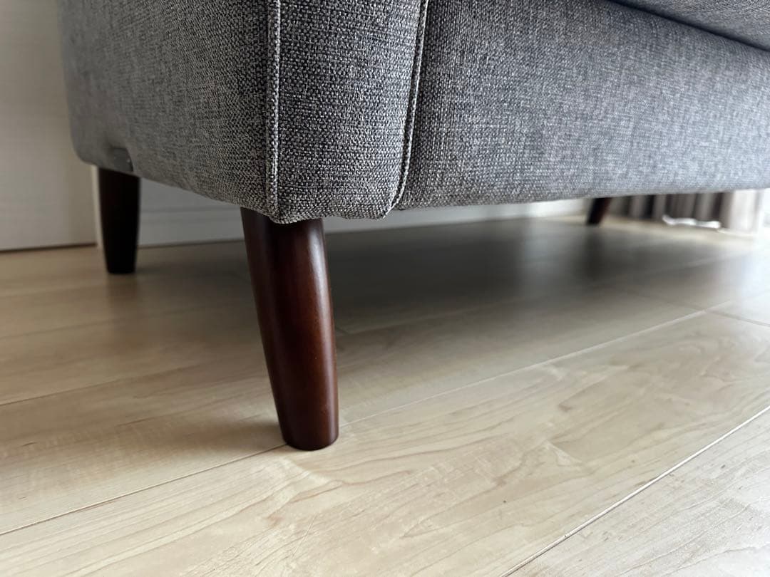 カリモク60 ロビーチェア 2シーター ベスパグレー 2人掛け