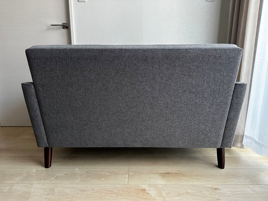 カリモク60 ロビーチェア 2シーター ベスパグレー 2人掛け