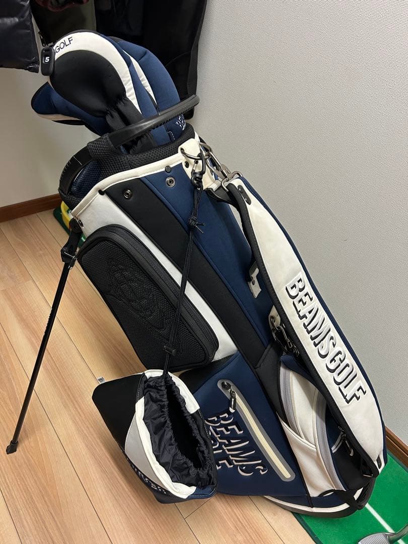 BEAMS GOLF スタンド付きキャディバッグ