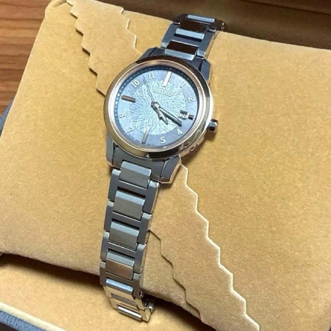 セイコールキア SSQV094 電波ソーラー アイコレクション グレージュ