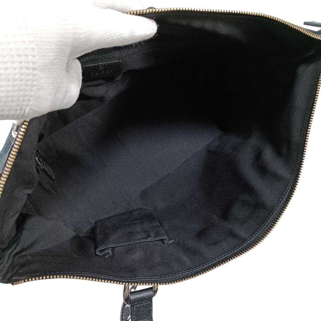 美品♪︎GUCCI ショルダーバッグ アビーライン キャンバス レザー GG柄