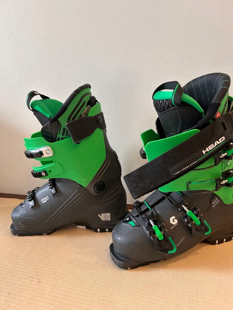 最終値下げ　HEAD スキー ブーツ グリーン