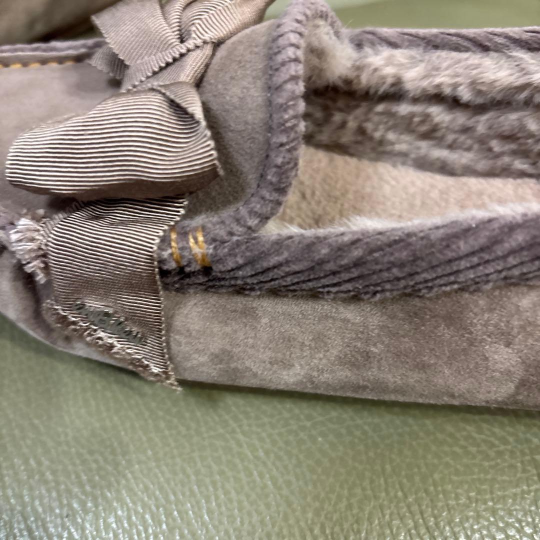 新品未使用完売色ランバンオンブルーモカシン24cm